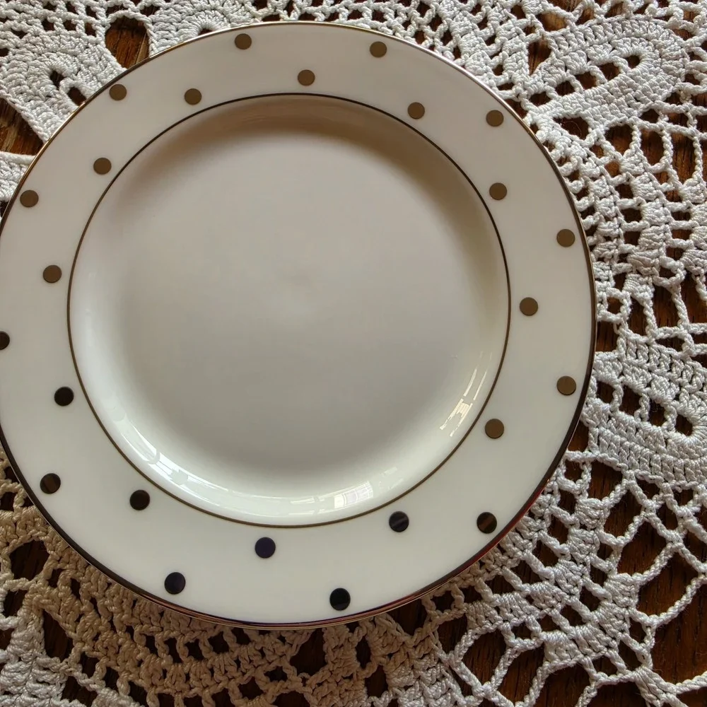 Kate Spade New York LENOX Larabee Road‎ Lot Of 2 B&B/Dessert Plates Fine China